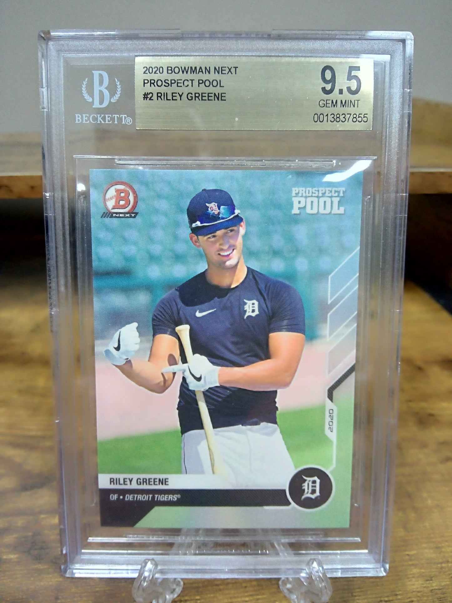 2020 Bowman Next * Riley Greene * Prospect Pool #2 BGS 9.5