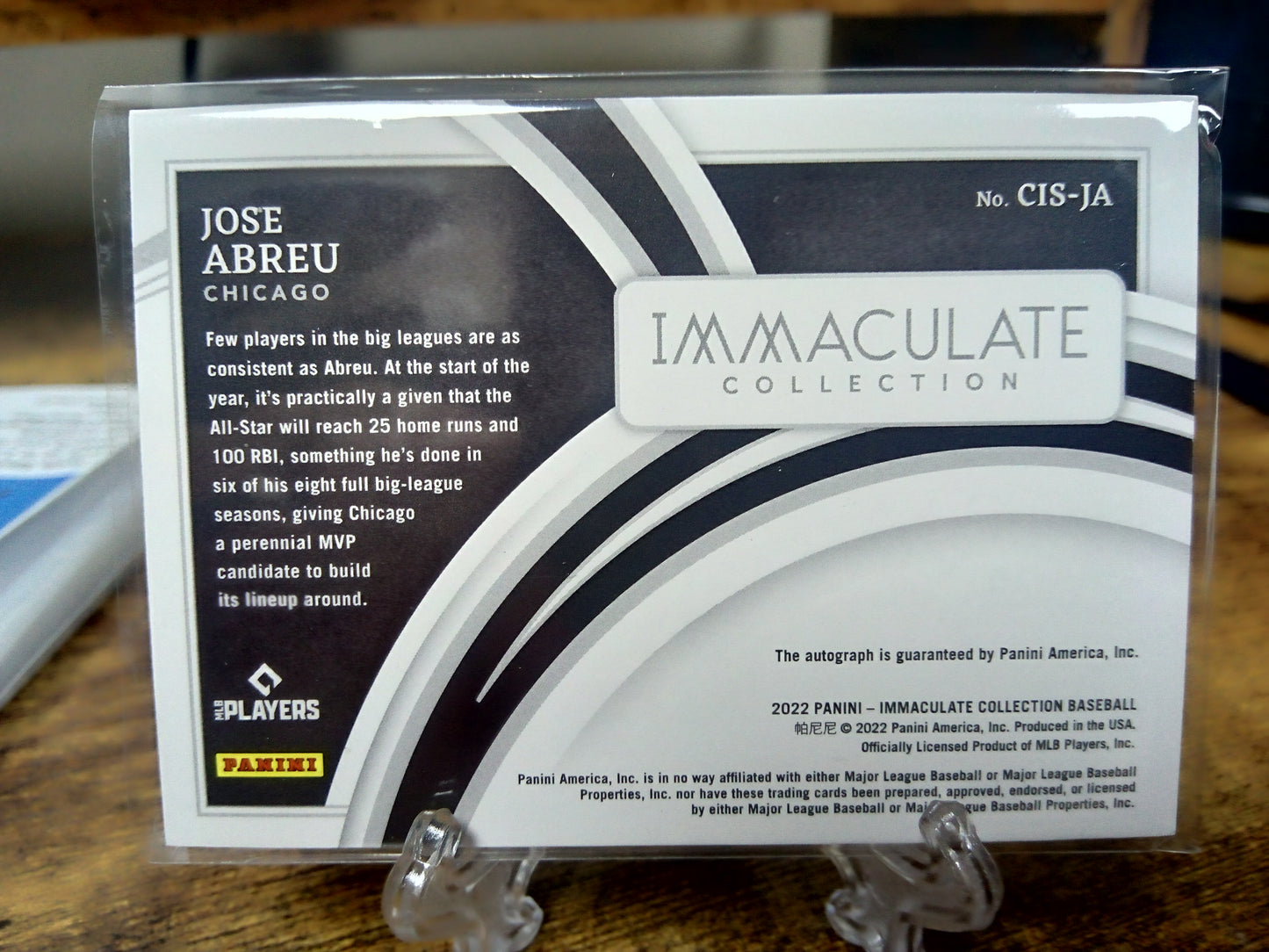 2022 Panini Immaculate * Jose Abreu * #04/10 Auto Blue #CIS-JA