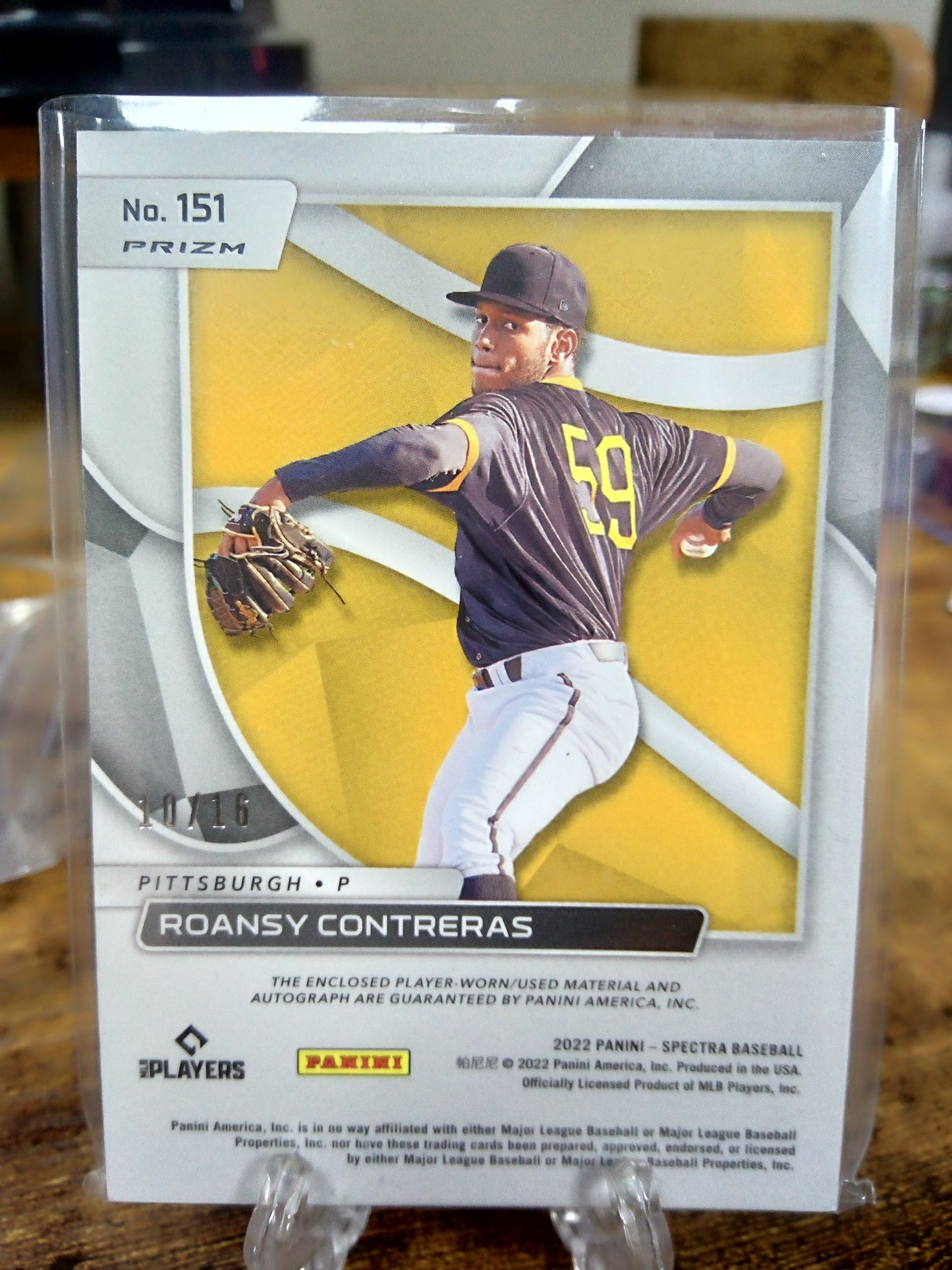 2022 Panini Spectra * Roansy Contreras * #10/16 Splatter RPA #151