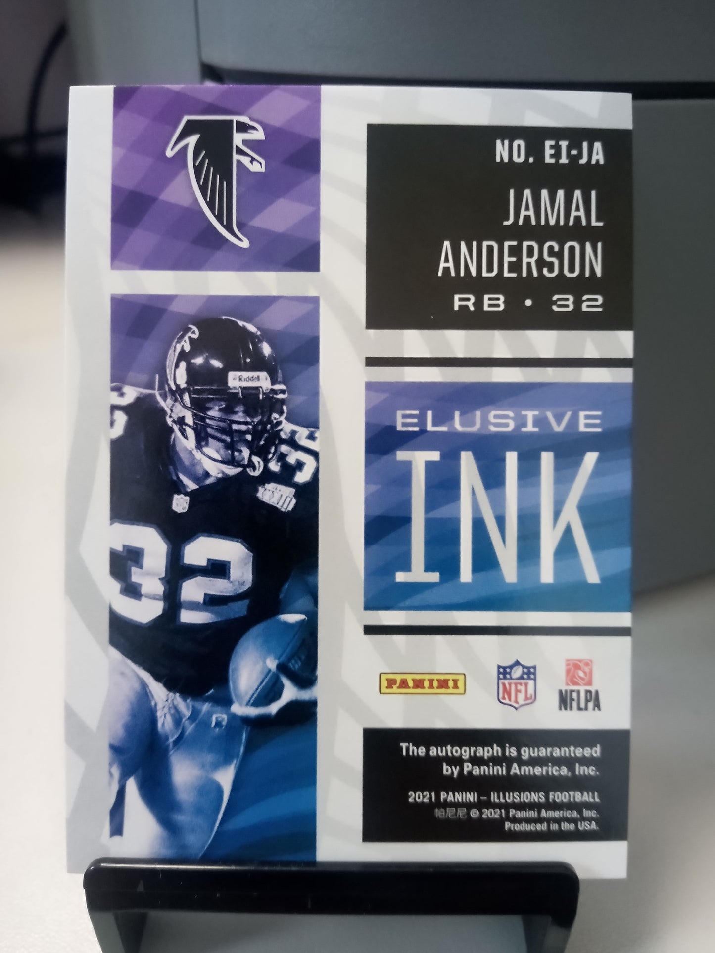 2021 Panini Illusions * Jamal Anderson * #194/199 Elusive Ink Auto #EI-JA