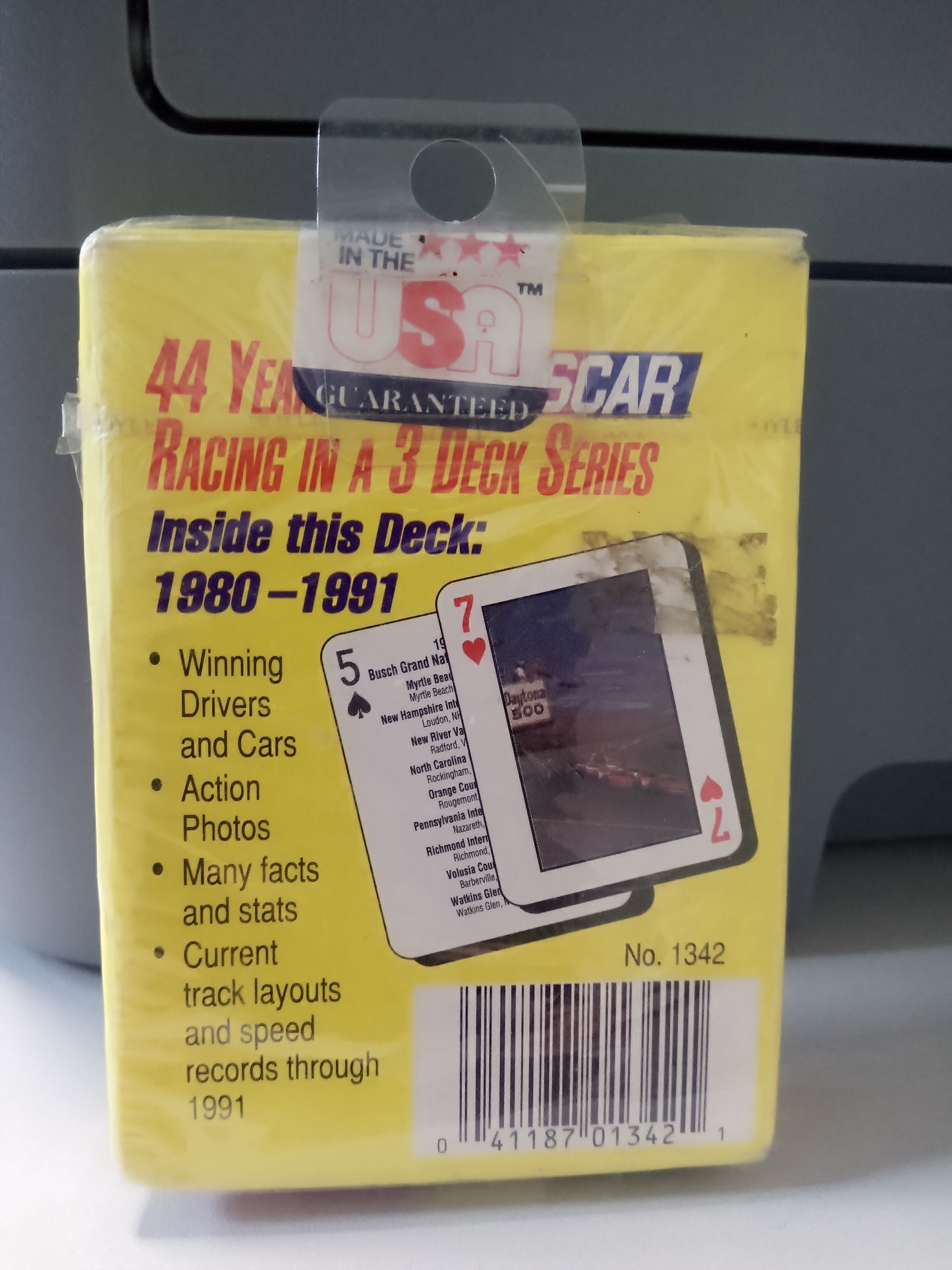 Nascar Collector Series 1 Playing Cards 1980 - 1991