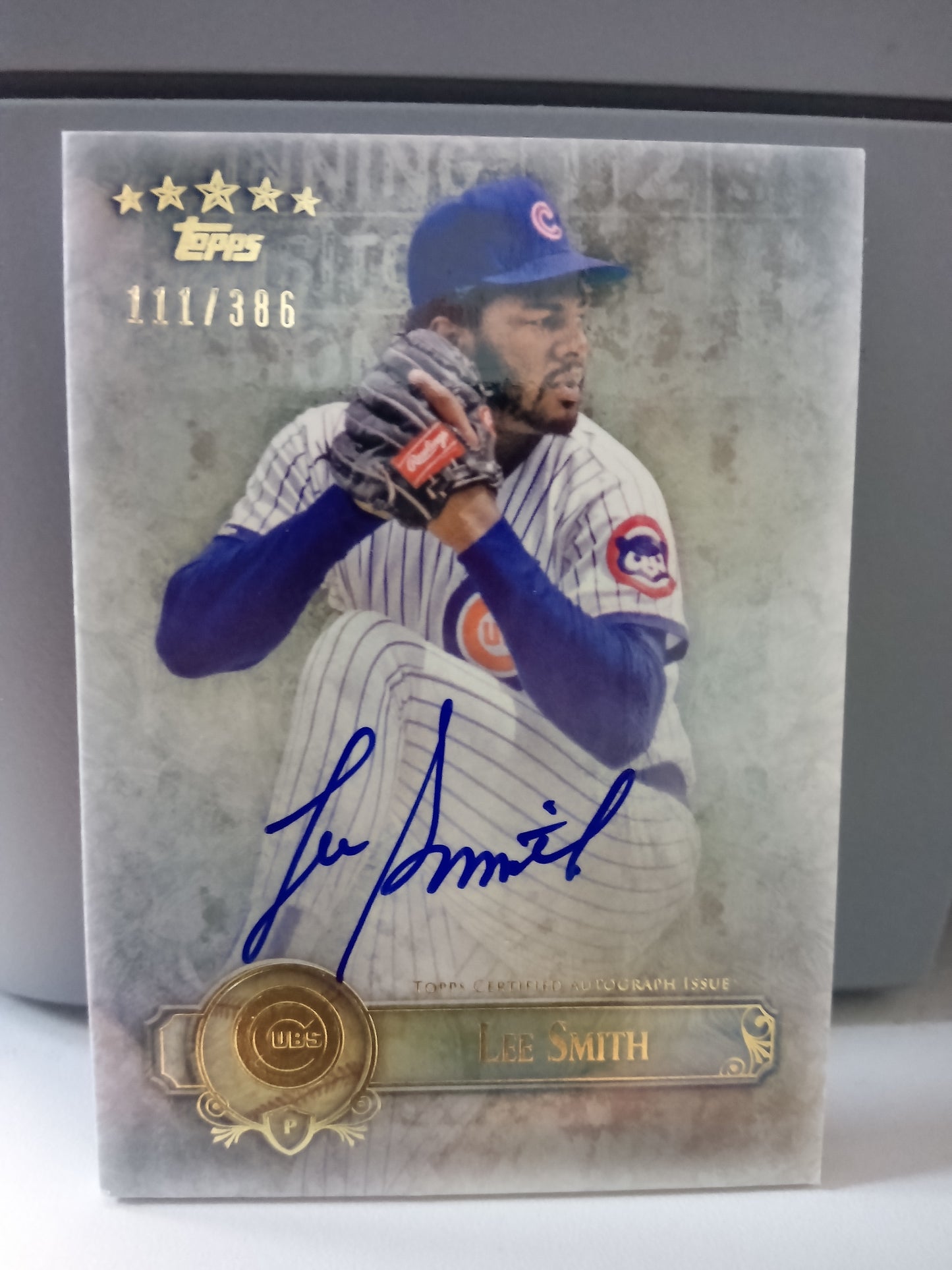 2013 Topps Five Star * Lee Smith * #111/386 Auto #FSBA-LS