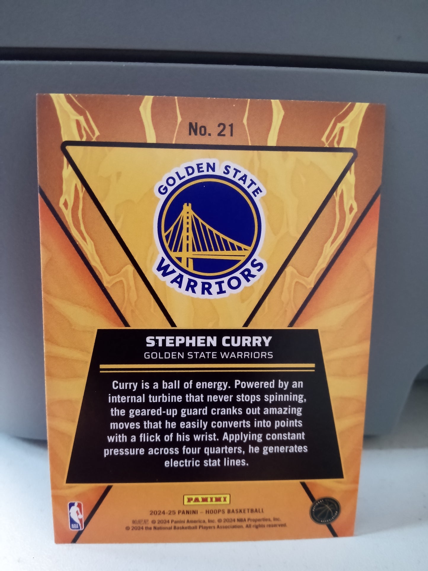 2024-25 NBA Hoops * Stephen Curry * High Voltage Holo Foil #21