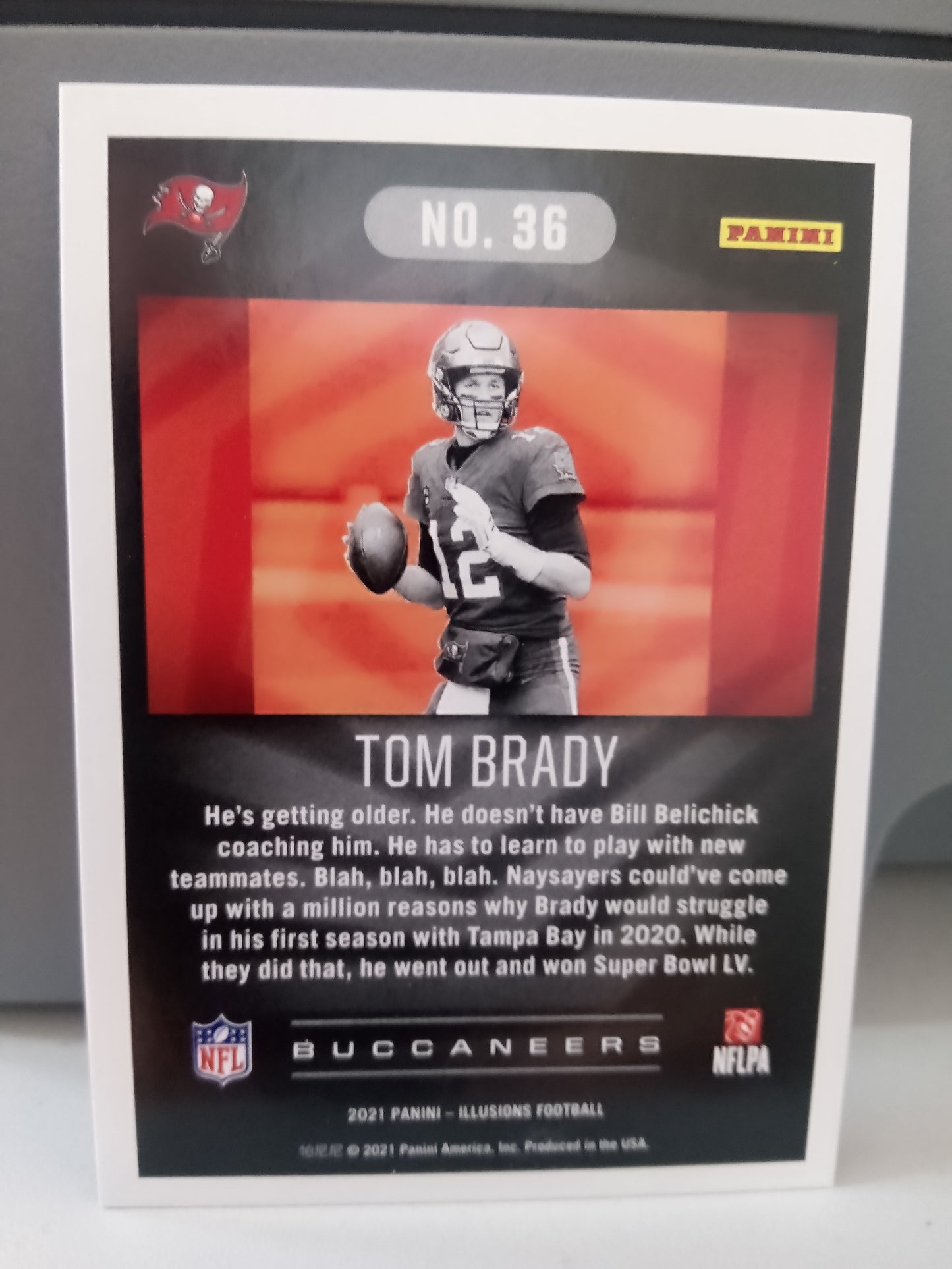 2021 Panini Illusions * Tom Brady * #137/175 Blue #36