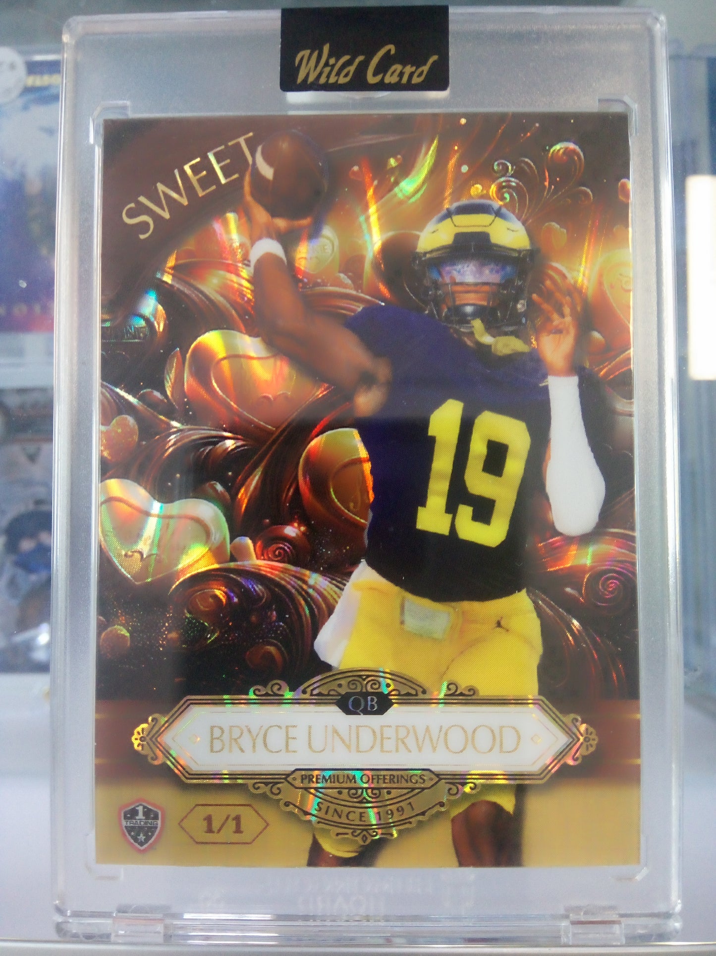2025 Wild Card * Bryce Underwood * #1/1 Premium Offerings #SWTDK-BU