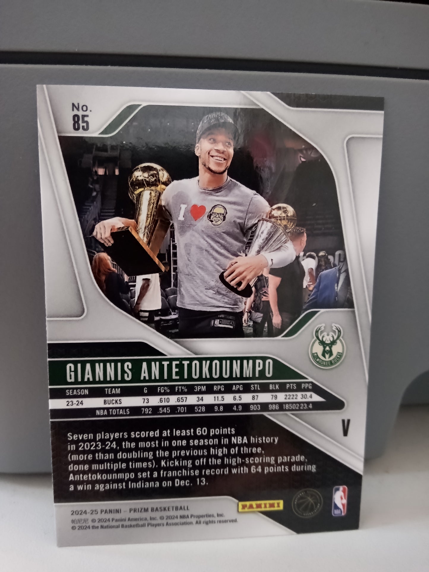 2024-25 Panini Prizm * Giannis Antetokounmpo * Image Variation #85