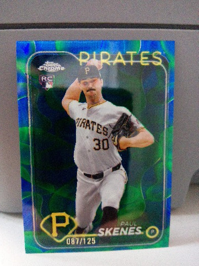 2024 Topps Chrome Update * Paul Skenes * #087/125 Blue Green Lave Lamp RC #USC88