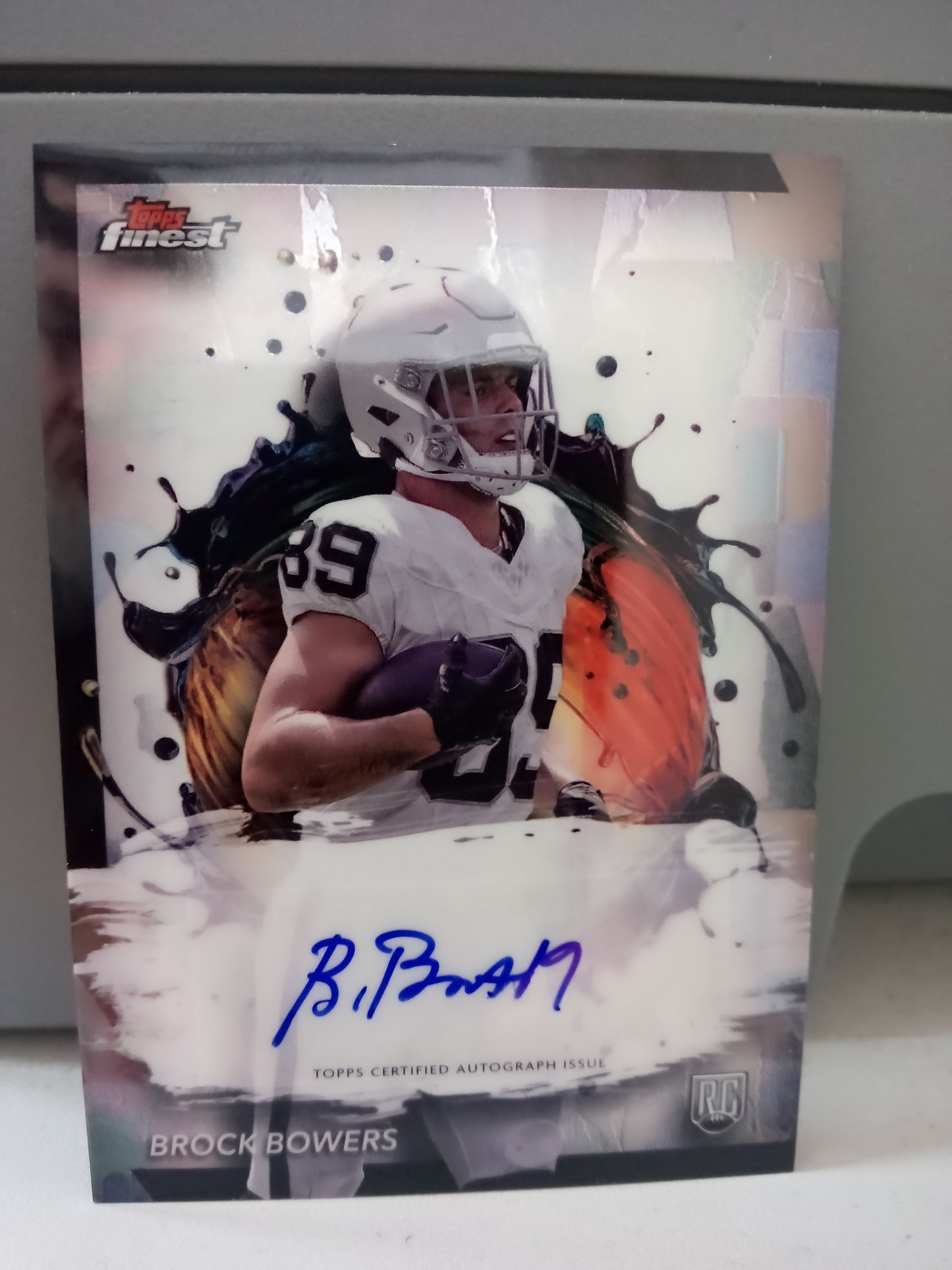 2024 Topps Finest * Brock Bowers * RC Auto #RFA-BB
