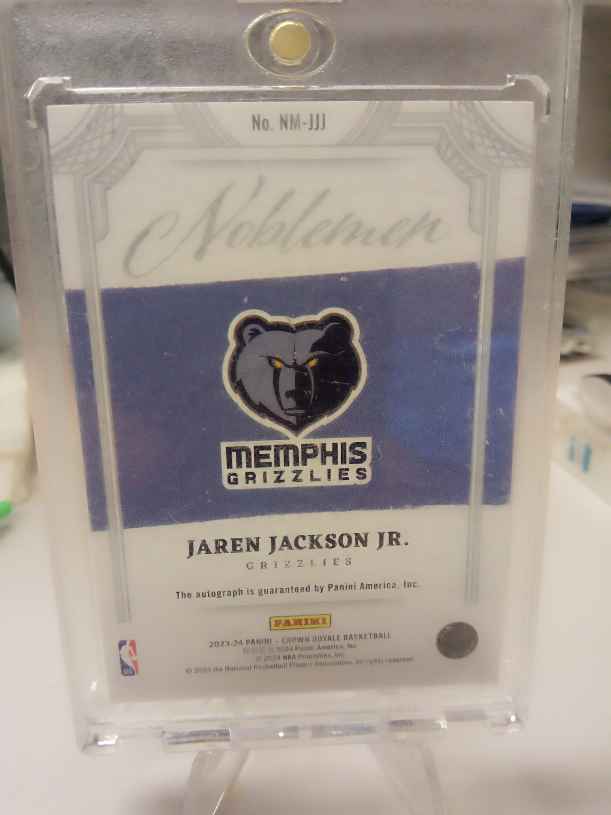 2023-24 Panini Crown Royale * Jaren Jackson Jr * #64/99 Auto #NM-JJJ