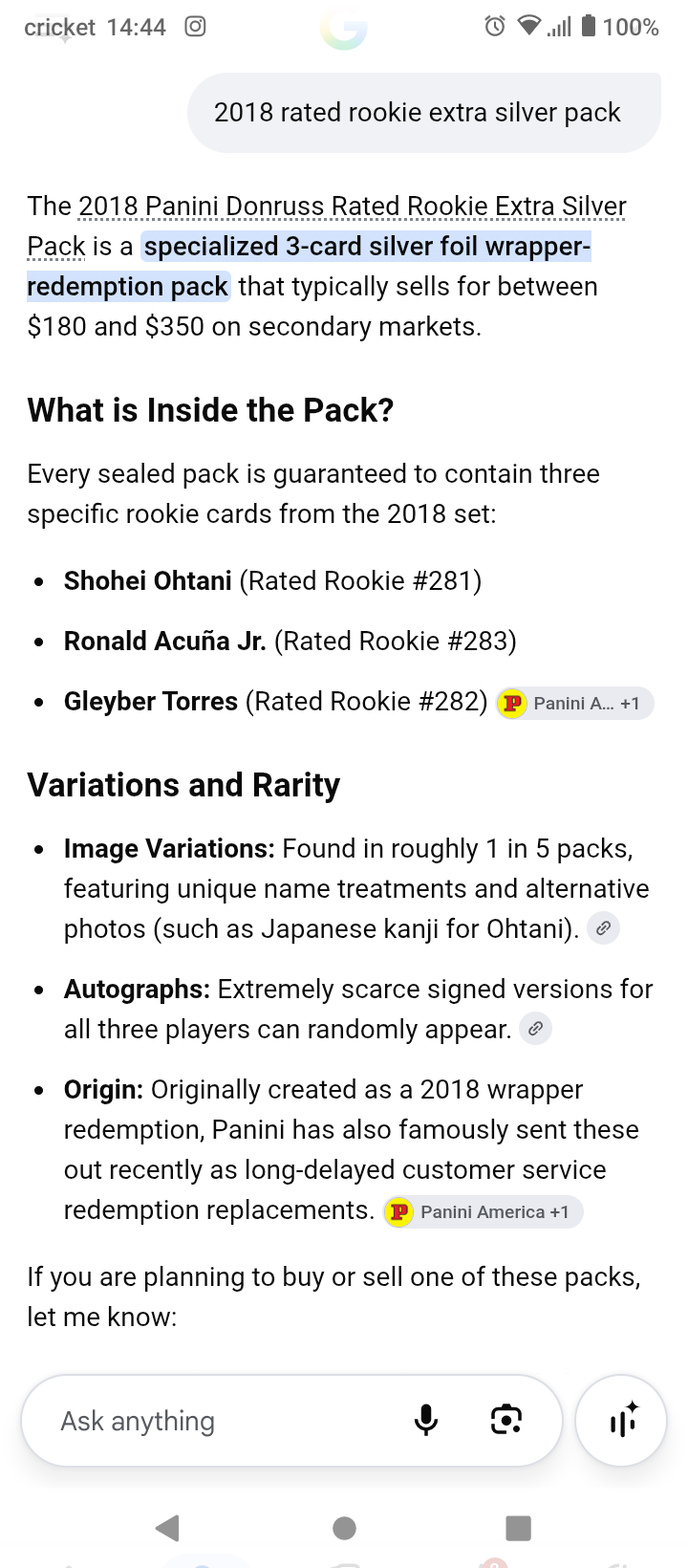 2018 Donruss Rated Rookie Extra Silver Pack * Factory Sealed