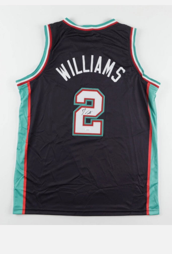 Jason Williams Signed Memphis Grizzlies Jersey* Beckett