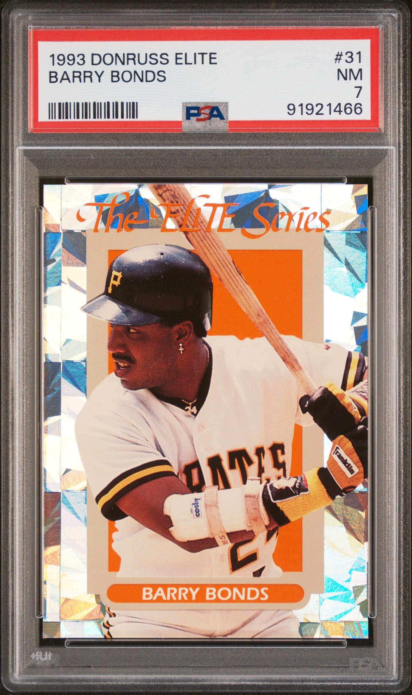 1993 Donruss Elite * Barry Bonds * #01453/10000 Elite Series #31 * PSA 7