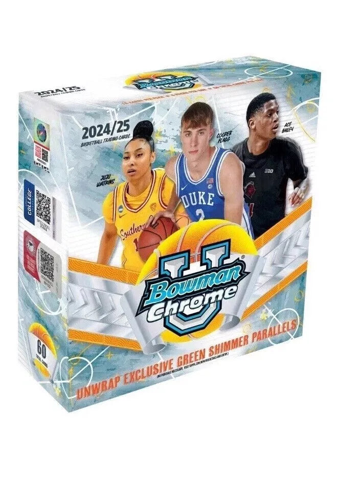 2024-25 Bowman Chrome U Basketball Hobby Box * Factory Sealed