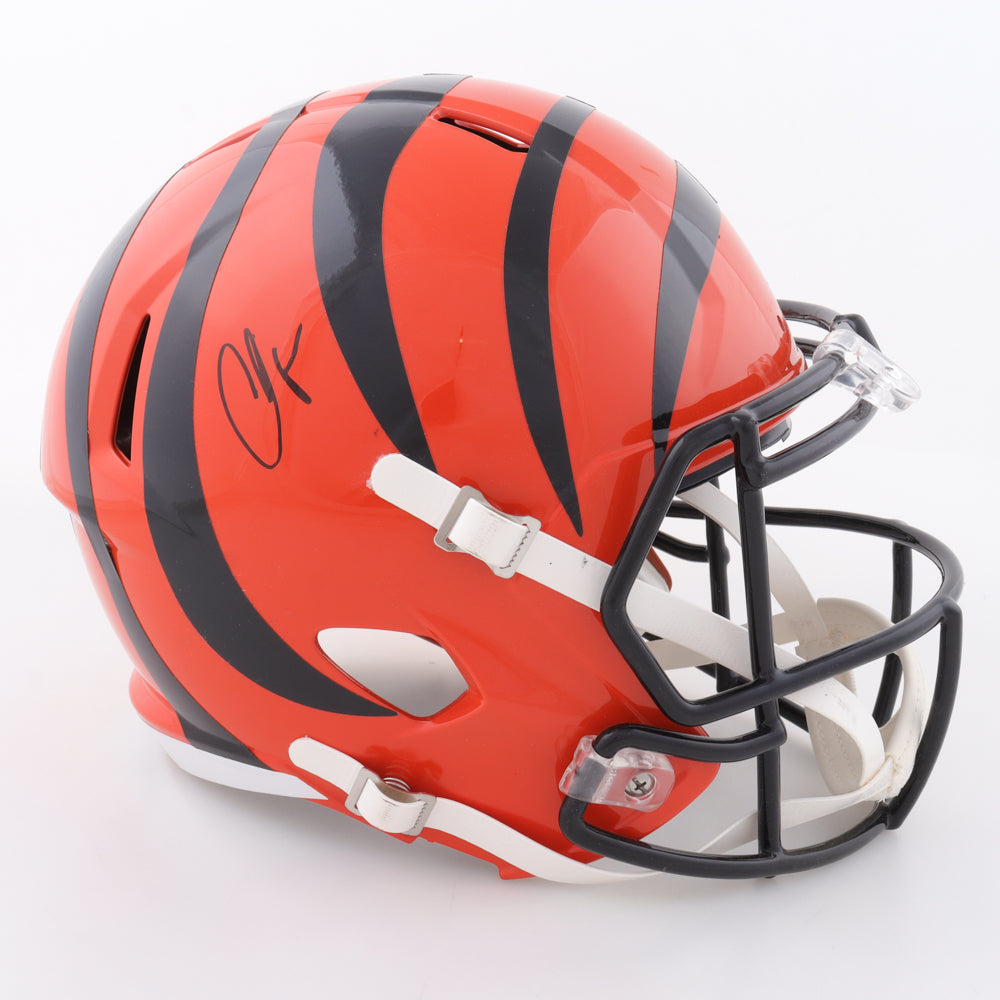 Chad "Ocho Cinco" Johnson Signed Bengals Full-Size Speed Helmet * Beckett