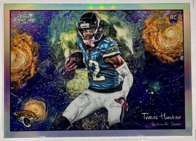 2025 Topps Cosmic Chrome * Travis Hunter * Stars In The Night RC