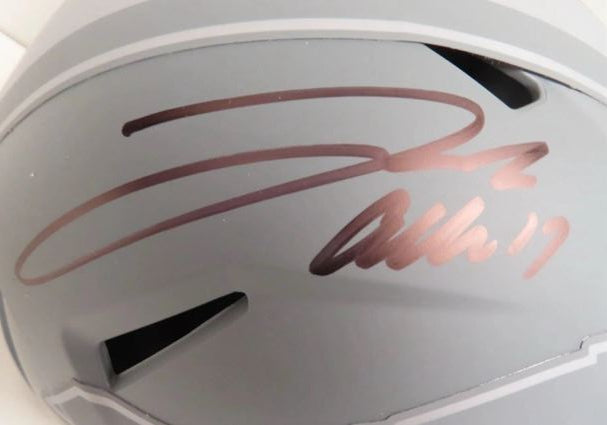 Josh Allen Signed Bills Full-Size Speed Helmet * Beckett