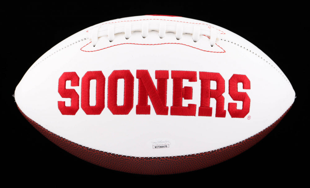 Billy Sims Signed 78 Heisman Inscription Oklahoma Sooners Football - In Display