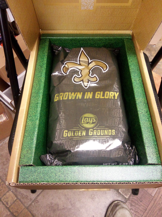 Lay's Golden Grounds * New Orleans Saints NFL Football Collectible Bag
