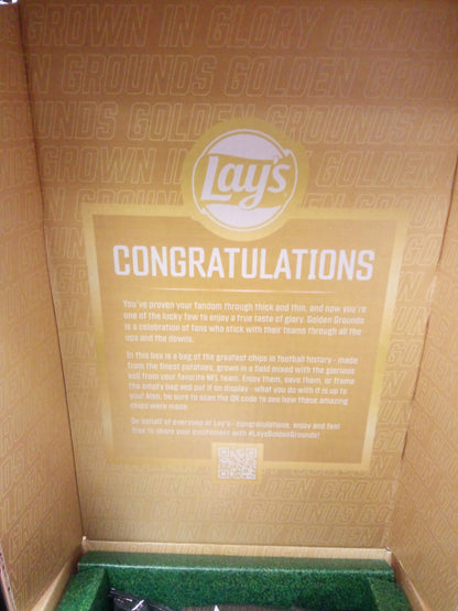Lay's Golden Grounds * New Orleans Saints NFL Football Collectible Bag
