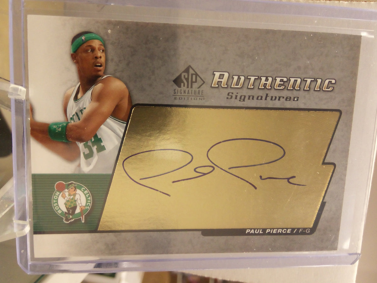 2005-06 SP Authentic * Paul Pierce * Auto #AS-PP