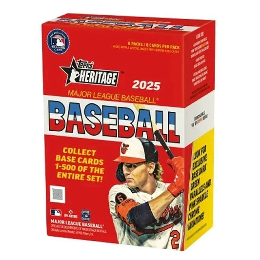 2025 Topps Heritage Baseball Blaster Box * Factory Sealed