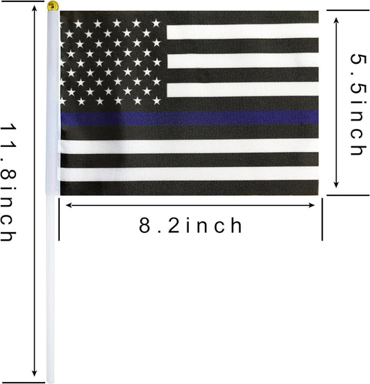 Thin Blue Line Police Flag