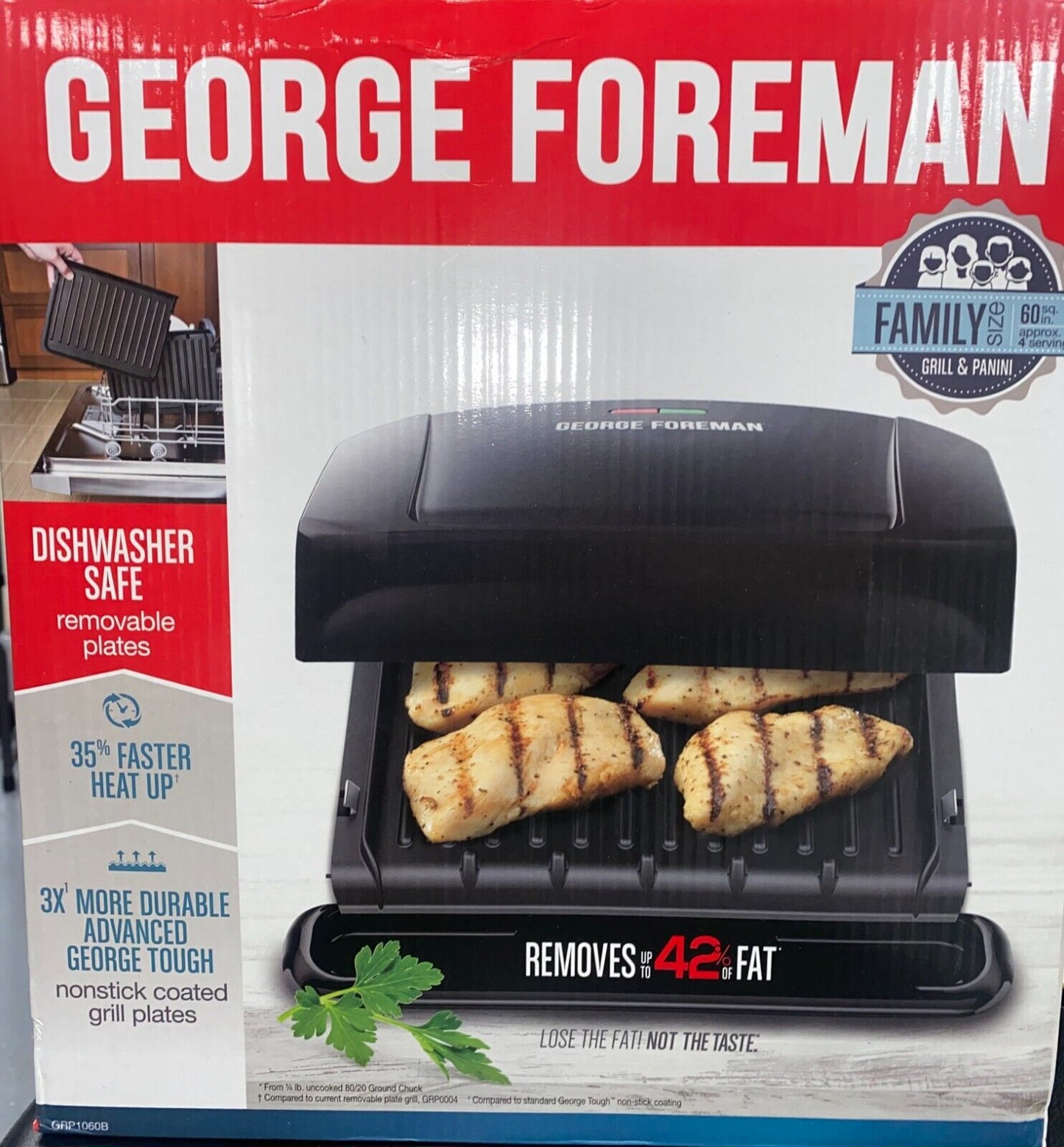 George Foreman Grill - Model #GRP1060B-T - $15 OFF