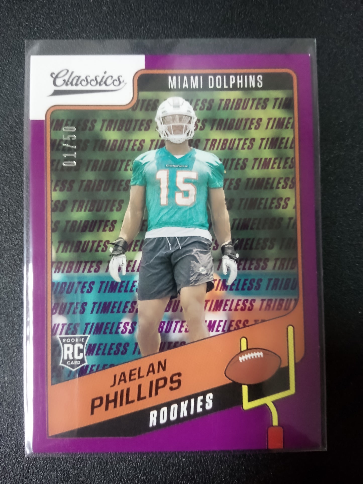 2021 Panini Classics * Jaelan Phillips * #01/50 Purple RC #197