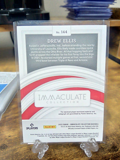 2022 Panini Immaculate * Drew Ellis * #01/27 RPA #144