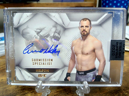 2020 Topps UFC * Gunnar Nelson * #476/541 Submission Specialists Auto #SUS-GN