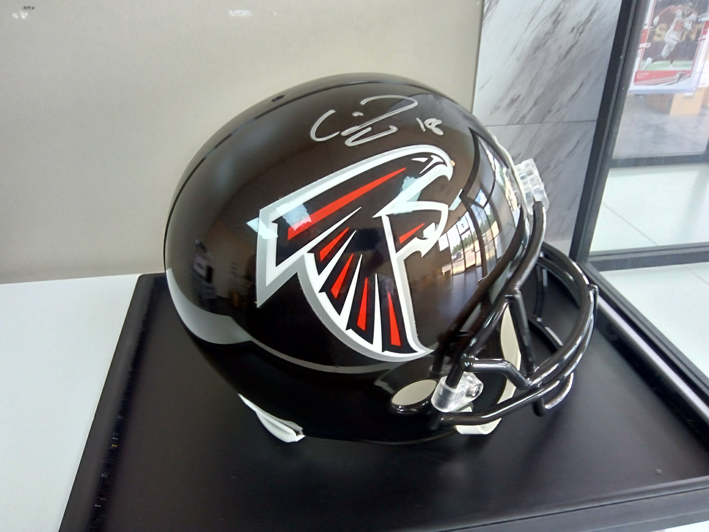 Calvin Ridley Signed Full Size Falcons Helmet