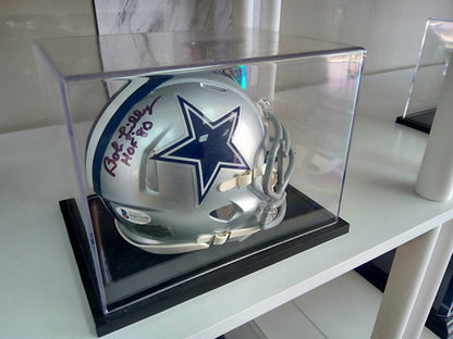 Bob Lilly Signed Cowboys Mini Helmet In Display - $15 OFF