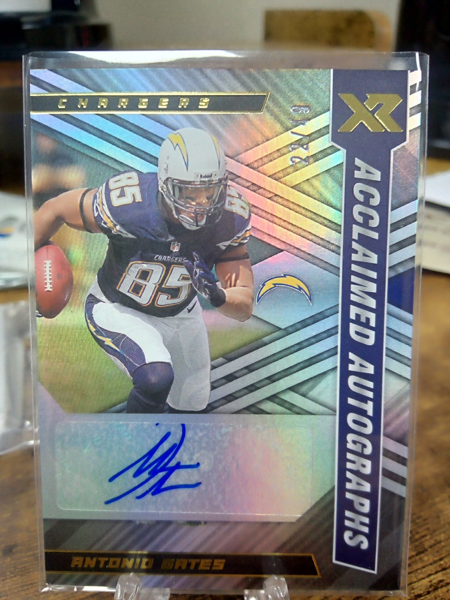 2022 Panini XR * Antonio Gates * #22/49 Acclaimed Autographs #ACA-AG