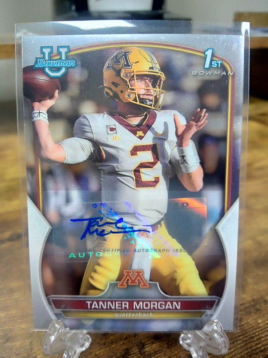 2022 Bowman U Chrome * Tanner Morgan * 1st Auto #11