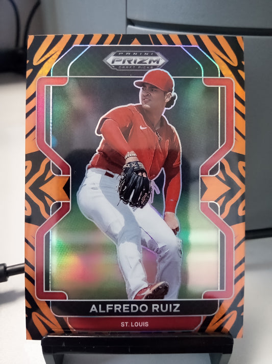 2022 Panini Prizm Draft Picks * Alfredo Ruiz * #75/99 Tiger Stripe #PDP189