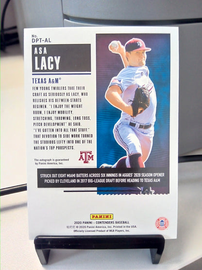 2020 Panini Contenders * Asa Lacy * Draft Pick Ticket Auto #DPT-AL