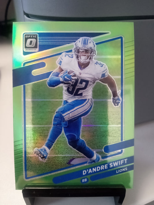 2021 Panini Donruss Optic * D'Andre Swift * #34/35 Lime Green #85