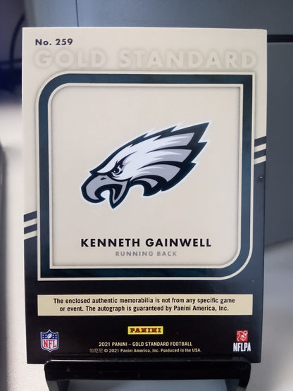 2021 Panini Gold Standard * Kenneth Gainwell * #26/49 Prime Gold Ink RPA #259 - $25 OFF