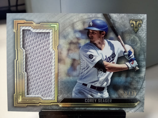 2020 Topps Triple Threads * Corey Seager * #35/36 Jumbo Relic #SJR-CSE