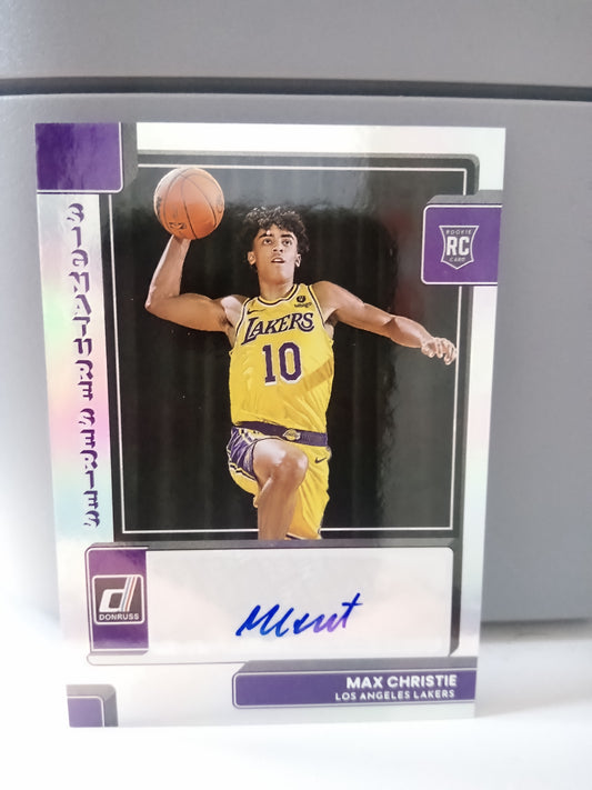 2022-23 Panini Donruss * Max Christie * Signature Series Auto RC# SS-MAX