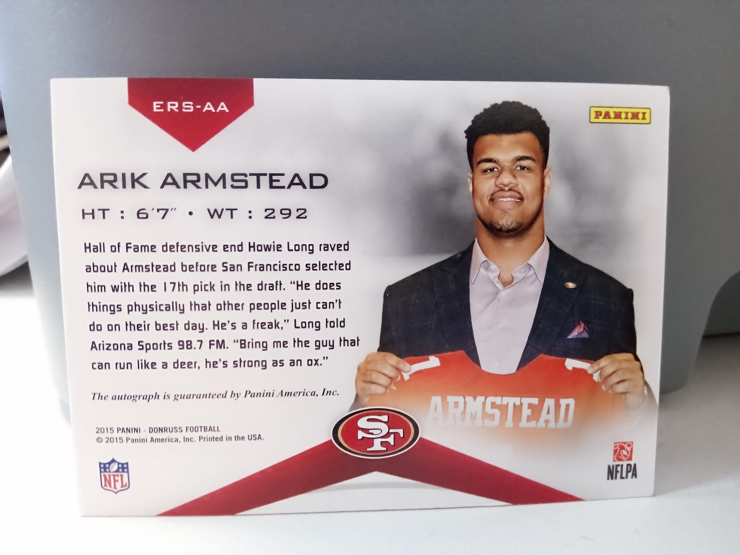 2015 Donruss Elite * Arik Armstead * RC Auto #ERS-AA