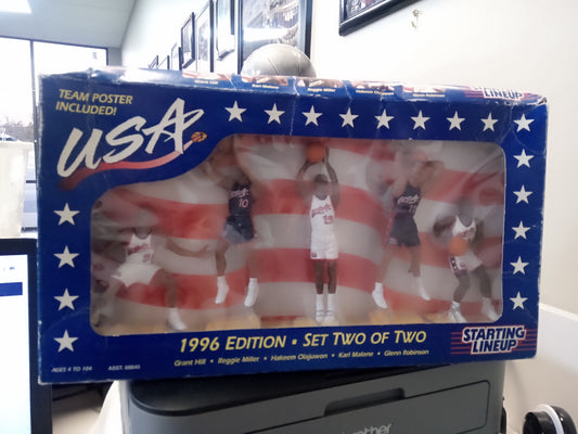 Starting Lineup * 1996 USA Basketball Team * Figure Set #2