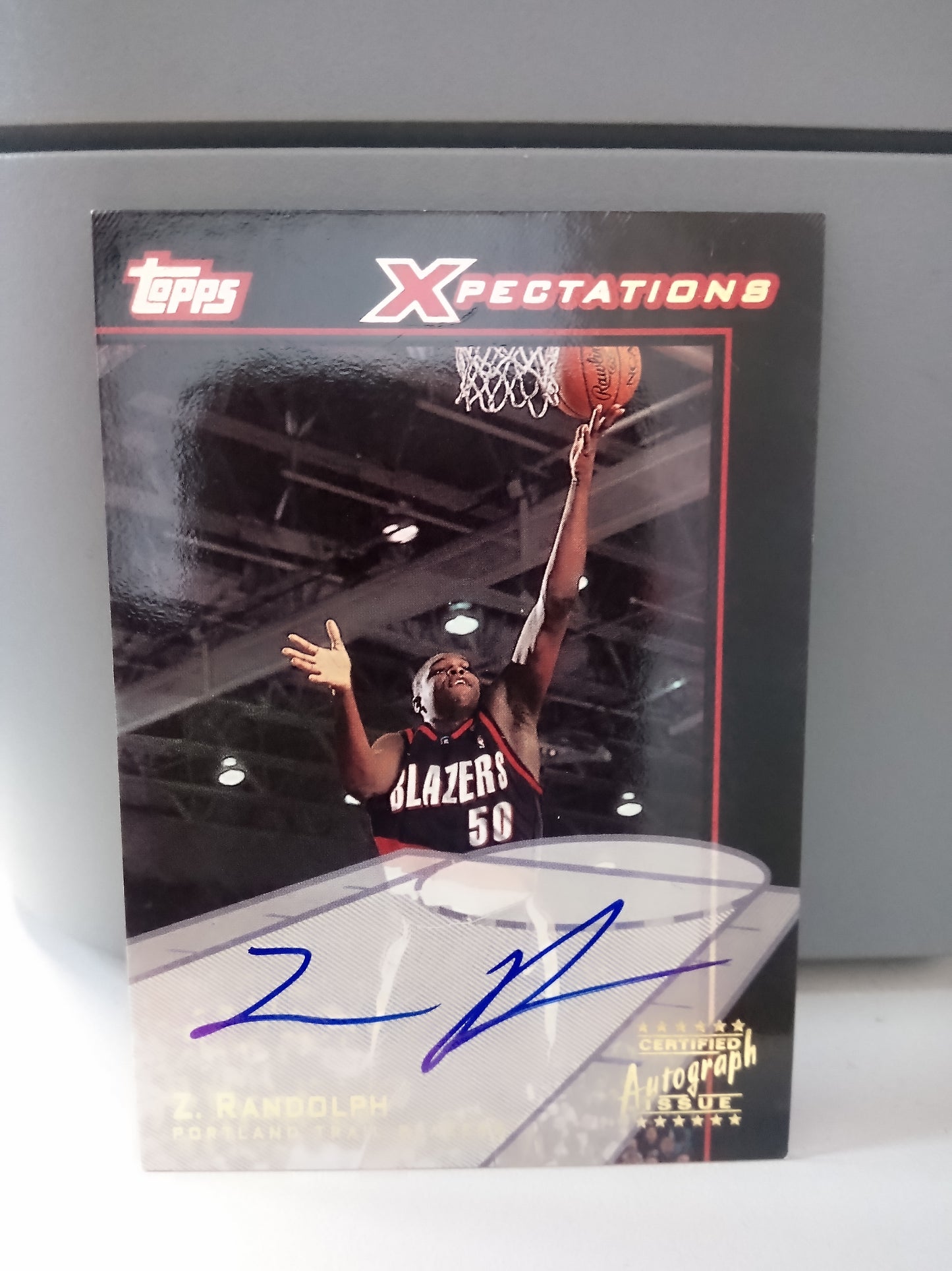 2001 Topps XPectations * Zach Randolph * Auto #TXA-ZR