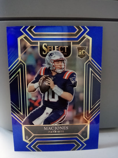 2021 Panini Select * Mac Jones * #54/99 Club Level Blue Prizm RC #251