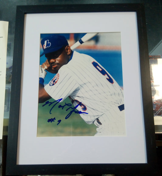 Marquis Grissom Signed Montreal Expos 8 x 10 Photo