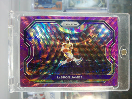 2020-21 Panini Prizm * LeBron James * Purple Wave SP #1 Kobe Tribute Dunk