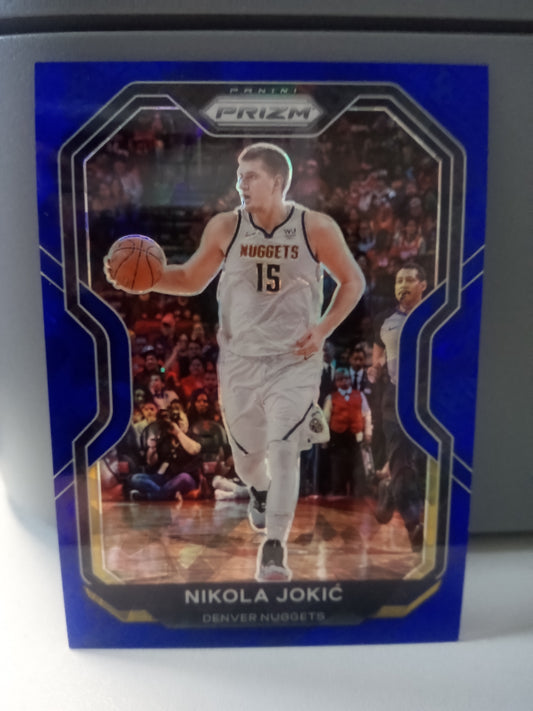 2020-21 Panini Prizm * Nikola Jokic * #017/125 Blue Ice #114