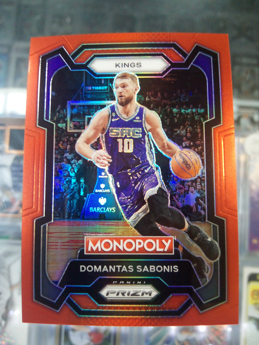 2023-24 Prizm Monopoly * Domantas Sabonis * #23/99 Red Prizm #77