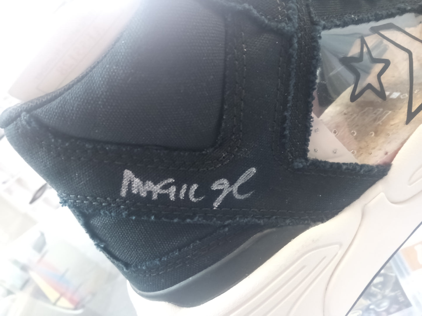 Magic Johnson Signed Converse Cons Clear Shoe - JSA