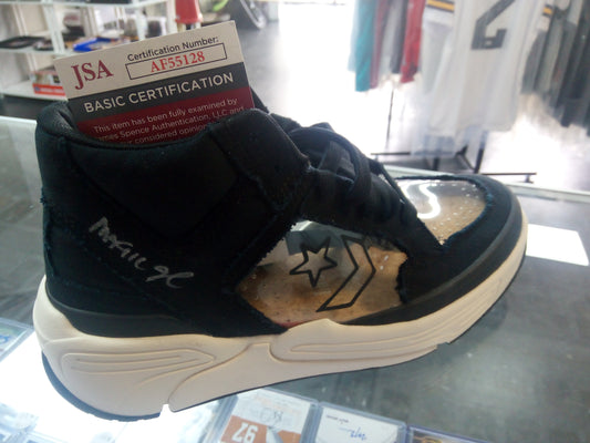 Magic Johnson Signed Converse Cons Clear Shoe - JSA